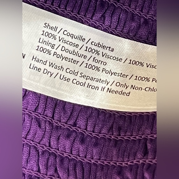 Band Of The Free AGATHE PURPLE FLORAL SMOCKED TOP Medium - Picture 6 of 9